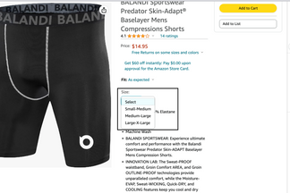Elevate Your Performance with Balandi's SKIN-Adapt Predator Baselayer Shorts: The Top Choice for Men's Baselayer Shorts on Amazon